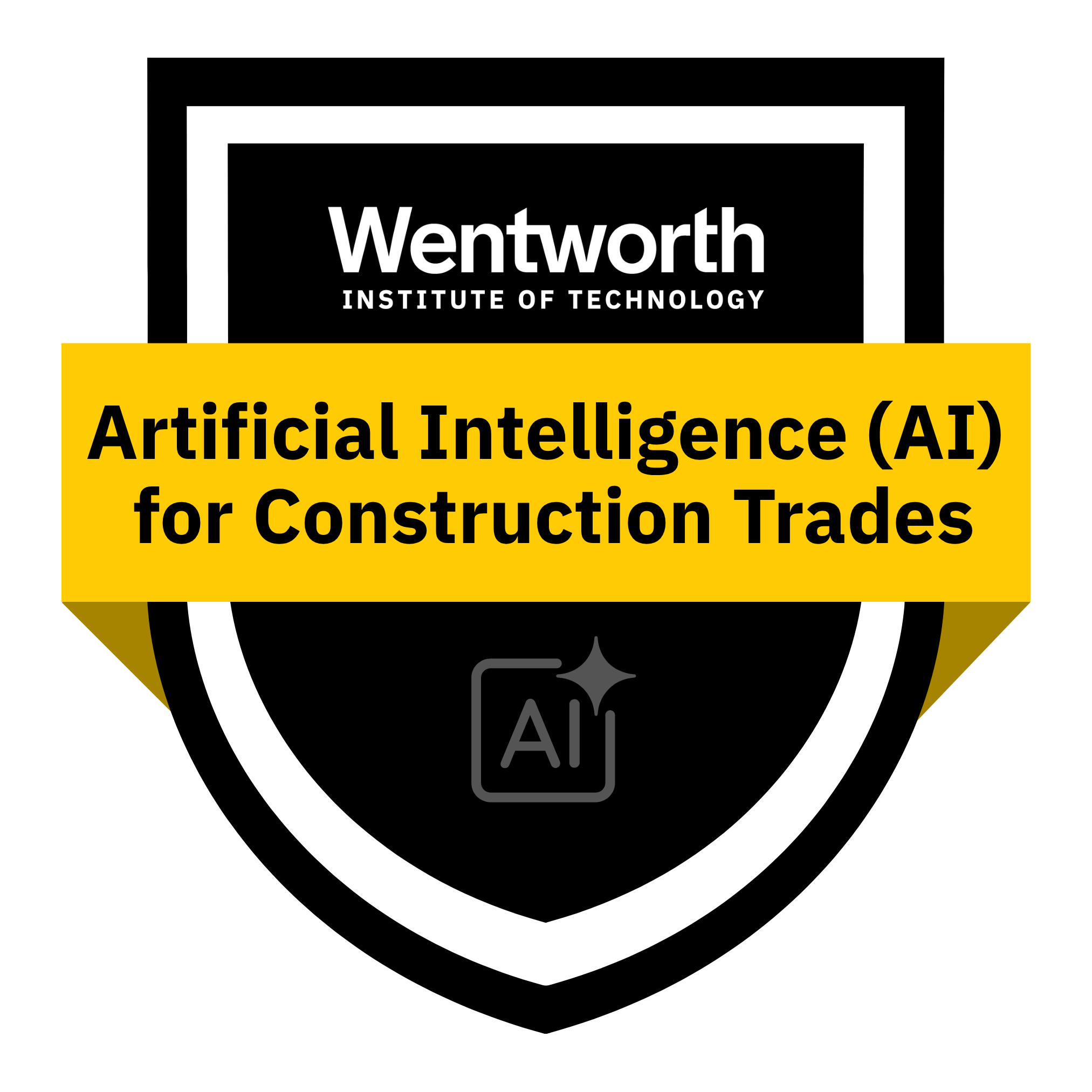 AI for Construction Trades Badge